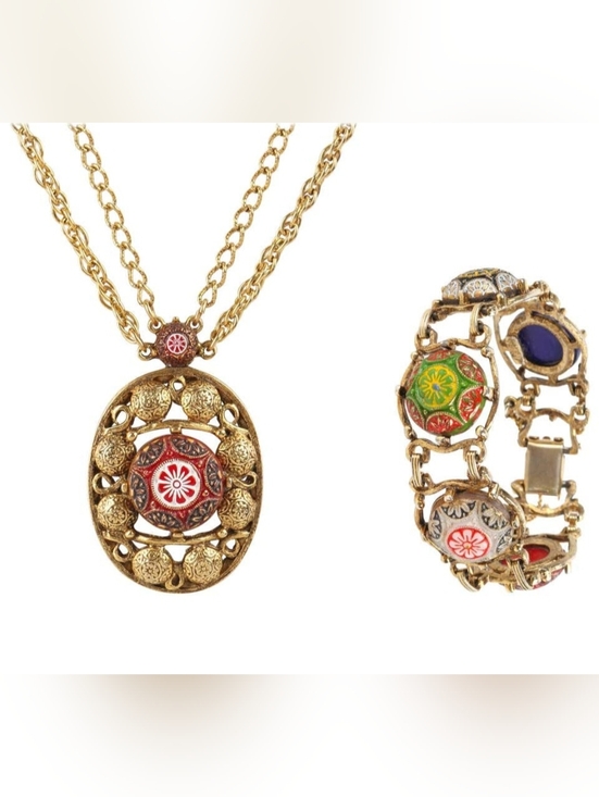 JULIANA D&E Jewelry - Vintage Juliana D&E "Moroccan Matrix" Necklace Bracelet Set